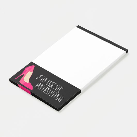 Als de Schoefijzer Post-it nota's past Post-it® Notes (Schuin)