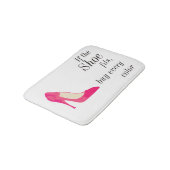 Als de schoen op de badkamer past badmat (Gekanteld)