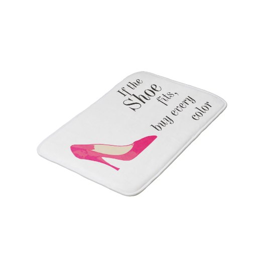 Als de schoen op de badkamer past badmat (Gekanteld)