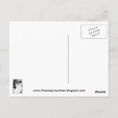 Als de schoen past... Assepoester Slipper Briefkaart (Achterkant)