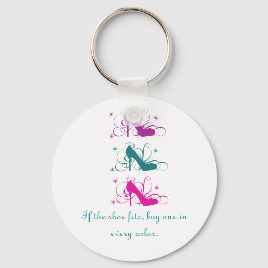 Als de schoen past bij de Sleutelhanger (Voorkant)