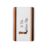 Als de schoen past bij Halloween Bath Mat (Voorkant Verticaal)