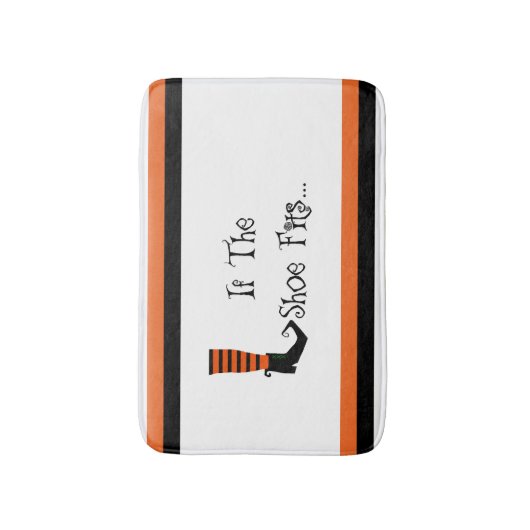 Als de schoen past bij Halloween Bath Mat (Voorkant Verticaal)