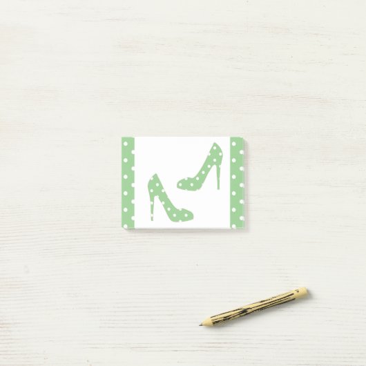 Als de schoen past bij PostIt Notes (Op bureau)