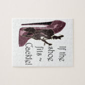 Als de schoen past ~ Cackle! Funny Sayings Gifts Legpuzzel (Horizontaal)