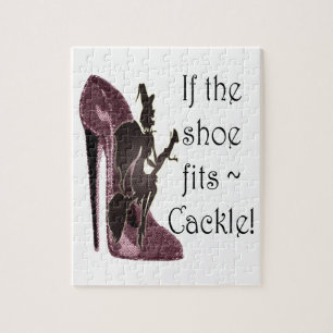 Als de schoen past ~ Cackle! Funny Sayings Gifts Legpuzzel