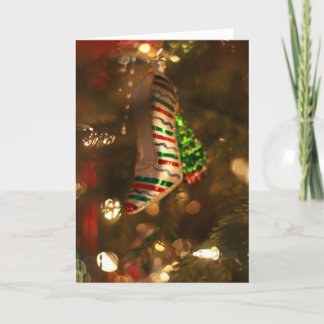 Als de schoen past feestdagen kaart