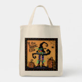 Als de schoen past Halloween Inspirivity Bag Tote Bag (Achterkant)