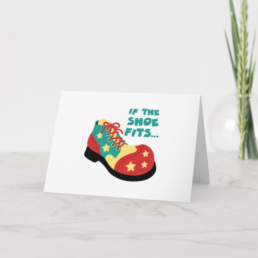 Als de schoen past kaart (Voorkant)