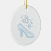 Als de schoen past keramisch ornament (Rechts)