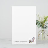 Als de schoen past, koop het in elke kleur! briefpapier (Staand voorkant)