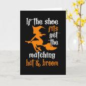 Als de schoen past krijg de bijpassende Pet & beze Kaart (Gele Bloem)