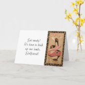 Als de schoen past!: Leuke Mode Verjaardag Kaart (Gele Bloem)