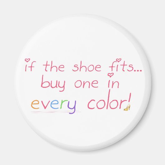 Als de schoen past... magneet (Voorkant)