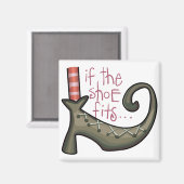 Als de schoen past magneet (Voorkant / Achterkant)