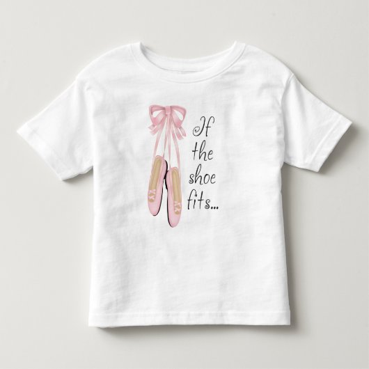 Als de schoen past.. peuter T-shirt (Voorkant)