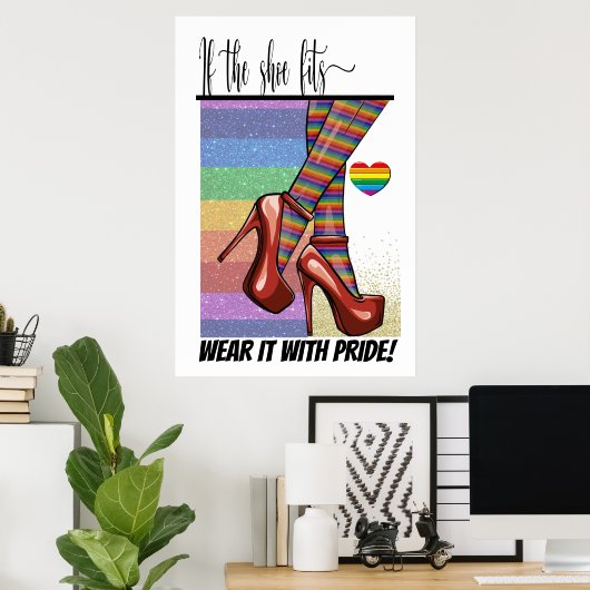 Als de schoen past ... Poster (Thuiskantoor)