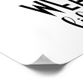 Als de schoen past ... Poster (Hoek)