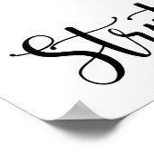 Als de schoen past ... Poster (Hoek)