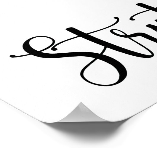 Als de schoen past ... Poster (Hoek)