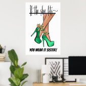 Als de schoen past ... Poster (Thuiskantoor)