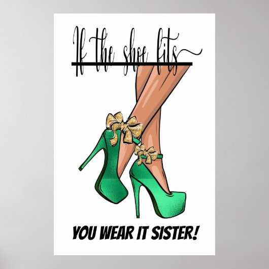 Als de schoen past ... Poster (Voorkant)