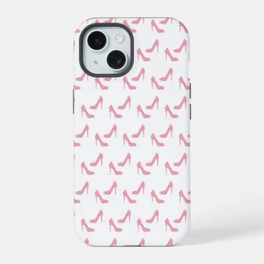 Als de schoen past Roze iPhone 15 Case (Achterkant)