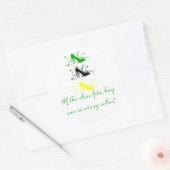 Als de schoen Stickers past, is de douaneregel (Envelop)