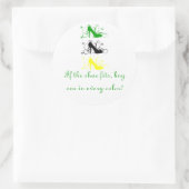 Als de schoen Stickers past, is de douaneregel (Tas)