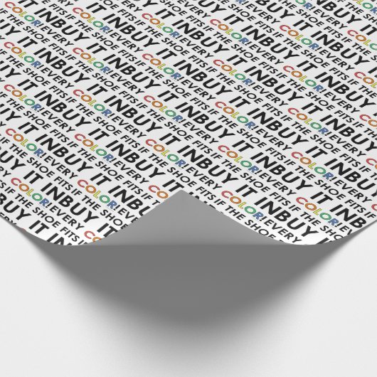 ALS DE SHOE IS GESCHIKT... CADEAUPAPIER (Hoek)