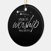 Als de sterren tot tevredenheid werden gemaakt, za keramisch ornament (Links)