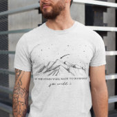 Als de sterren werden gemaakt om T-shirt te verere