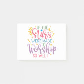 Als de sterren worden bekroond, zal ik dat ook doe post-it® notes (Voorkant)