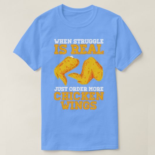 Als de strijd echt is, bestel dan gewoon meer kipp t-shirt (Design voorkant)