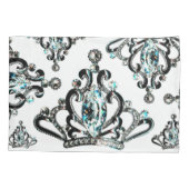 "Als de Tiara het past, Draag het!" Kussensloop (Achterkant-Links)