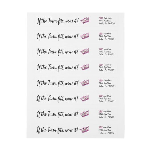 Als de Tiara past... (Vel)