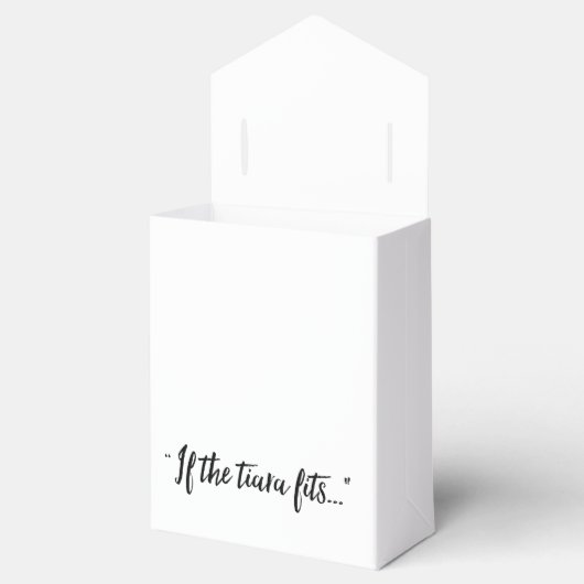 "Als de Tiara past...!" Bedankdoosjes (Geopend)