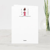 "Als de Tiara past - Draag het!" Kaart (Achterkant)