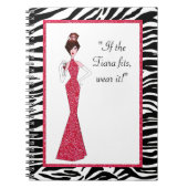 "Als de Tiara past - Draag het!" Notitieboek (Voorkant)