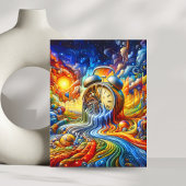 Als de tijd wegsmelt briefkaart