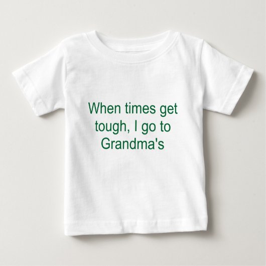 Als de tijden moeilijk worden, ga ik naar oma's (Voorkant)