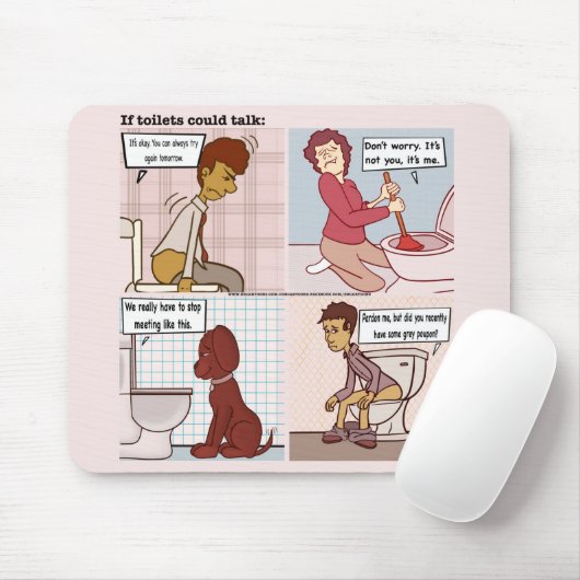 Als de toiletten Muismat konden spreken (Met muis)