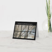 Als de tranen voorbij zijn medeleven kaart (Voorkant)