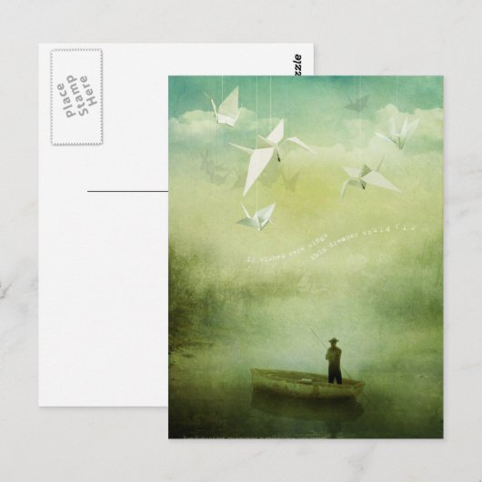 Als de wensen vleugels waren (Briefkaart) Briefkaart (Voorkant / Achterkant)