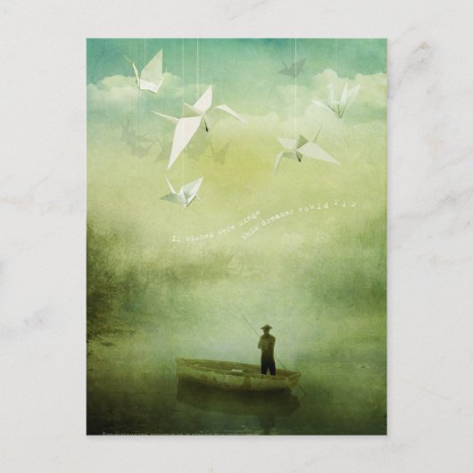 Als de wensen vleugels waren (Briefkaart) Briefkaart (Voorkant)