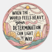 Als de wereld Stickers voelt (Voorkant)