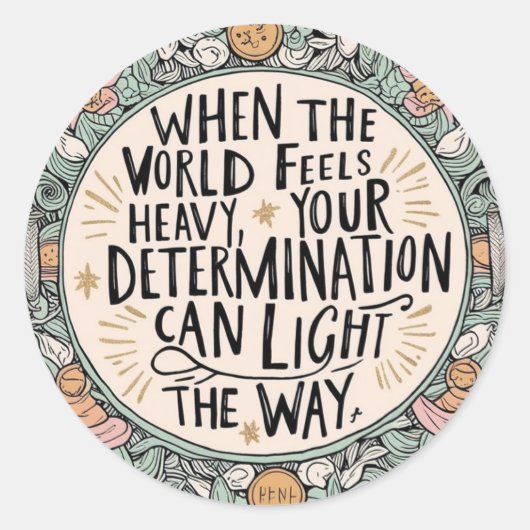 Als de wereld Stickers voelt (Voorkant)