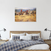 Als de wet de rand van het toeval afstompt door CM Canvas Afdruk (Insitu (Slaapkamer))