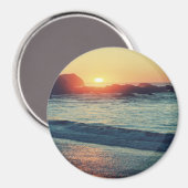 Als de zon ondergaat..... magneet (Voorkant / Achterkant)