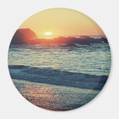 Als de zon ondergaat..... magneet (Voorkant)